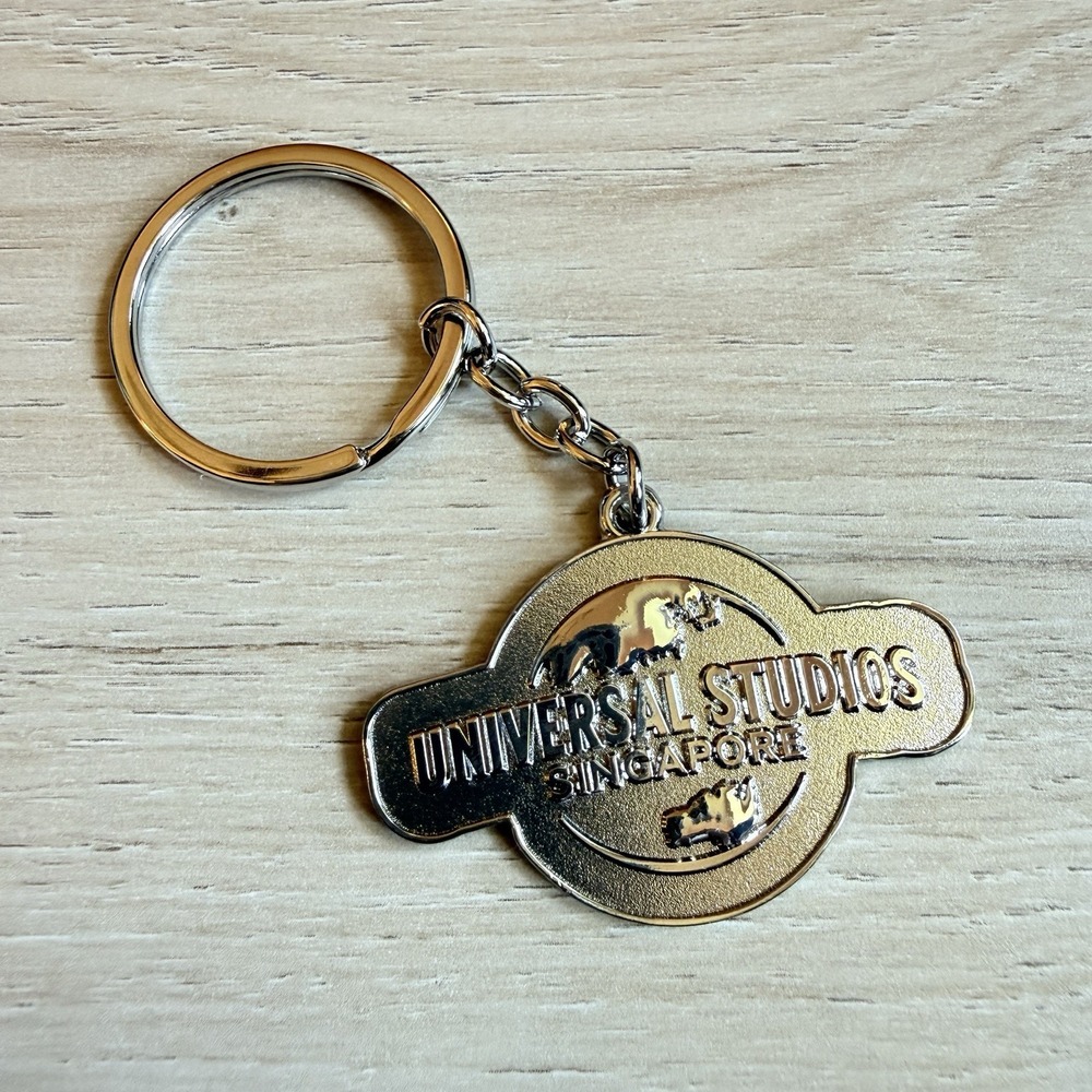 Universal Studios Keychain Silver Singapore Souvenir New